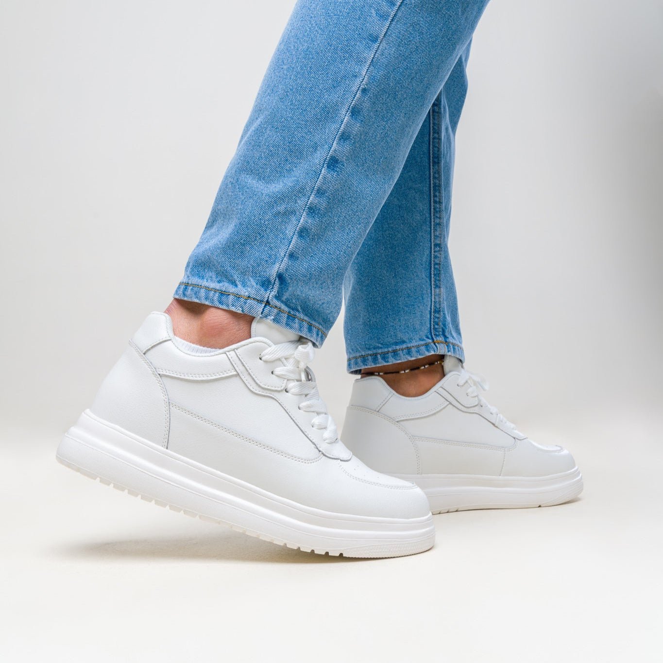 BLANC CASUAL +10 CM INSTANTANÉMENT, CONFORT GARANTI - Stepral