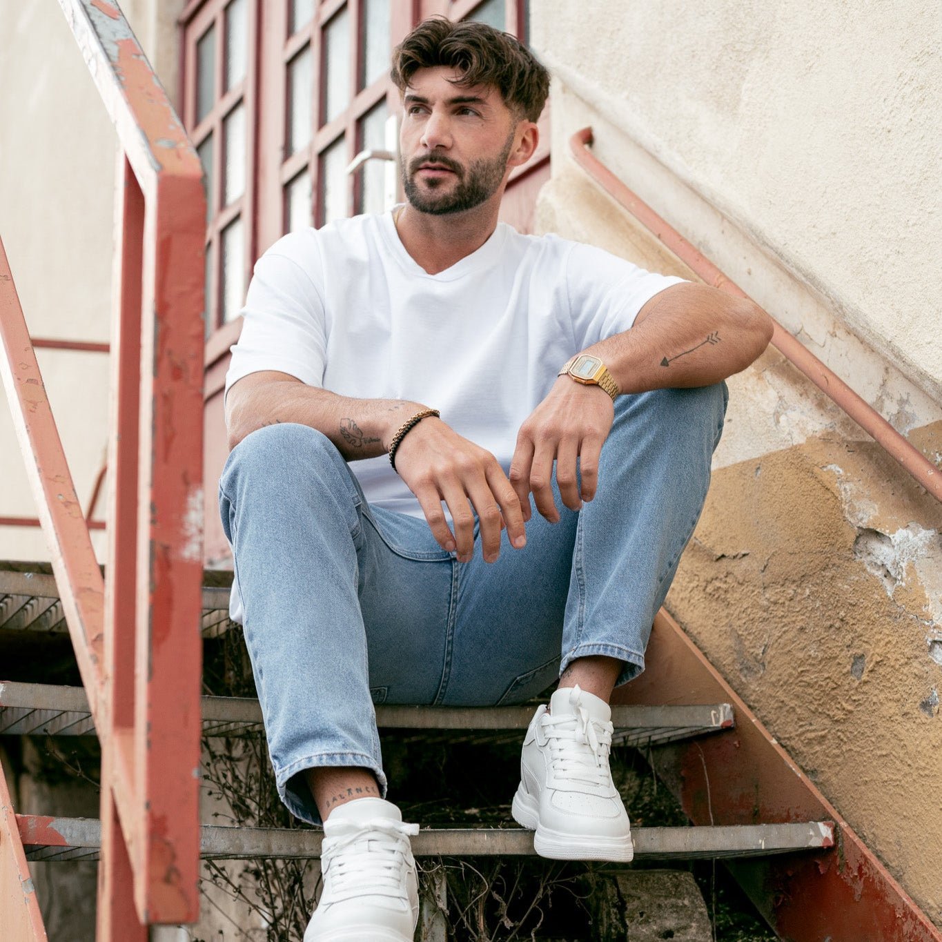 BLANC CASUAL +10 CM INSTANTANÉMENT, CONFORT GARANTI - Stepral